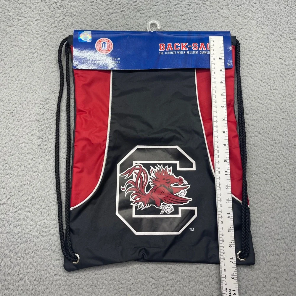 Concept One CLSO5002 Back Sack USC South Carolina Gamecocks RED Drawstring‎ Bag